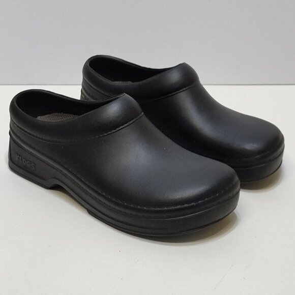 Klogs Springfield Black Slip-On Clogs US 8 Slip-Resistant Sole Orthotic-Friendly - Picture 2 of 11